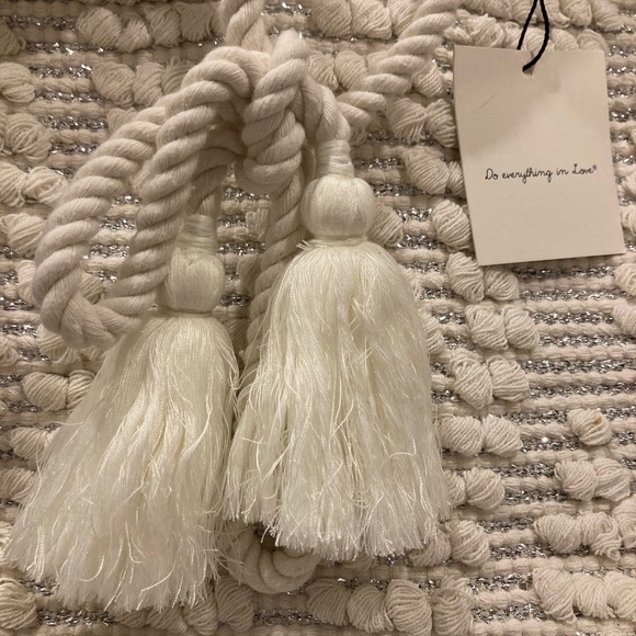 Boho crossbody bucket bag, NEW, rope tassel - Picture 2 of 9